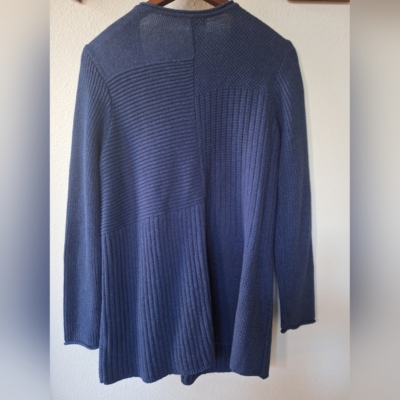 Habitat Womens Blue Button Front Cardigan Sweater Size S - Picture 7 of 7